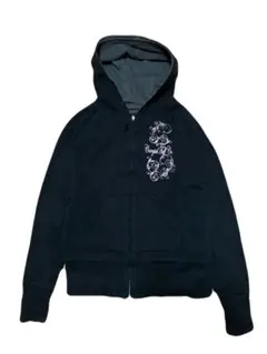 y2kリバーシブルzipパーカー