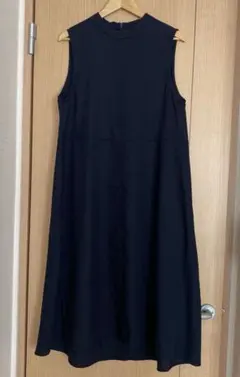 無印良品　婦人　起毛ジャンパースカート　ＸＬ　ダークネイビー