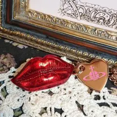 【処分価格☆】ヴィヴィアンウエストウッド リップ モチーフ ネックレス 未使用