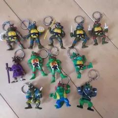 ミュータントタートルズ フィギュアキーホルダー ド12体セット まとめ売り