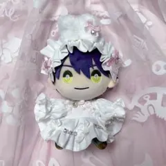 n6 ぬい服 ハンドメイド 16cm にじぬい 白 ピンク