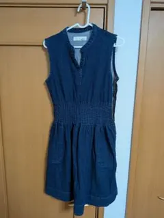 リリーブラウンデニムワンピース