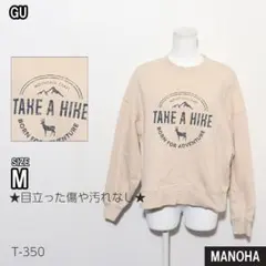 GU ジーユー 　長袖　厚手　トップス　トレーナー　メンズ　レディース　古着