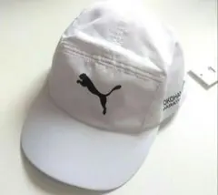 【新品】 PUMA 横浜マラソン キャップ 白 帽子 軽量のサムネイル