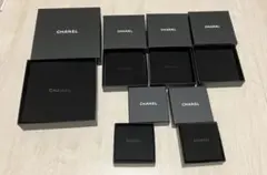 現行CHANEL ピアス・ネックレス用空箱・ケース 3個 デニム素材 - メルカリ