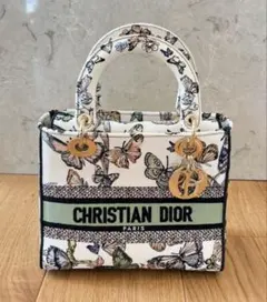 極美品　Dior ディオール バッグ エンブロイダリー キャンバス　バッグのサムネイル