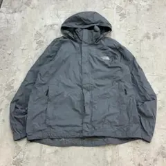 THE NORTH FACE　ナイロンジャケット　L　グレー　無地　古着