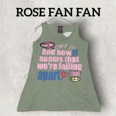 ROSE FAN FAN ノースリーブ タンクトップ カジュアル (F) カーキのサムネイル