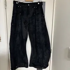 RICH Smoke Waxed S-Wide Pants - メルカリ