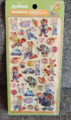 ボンボンドロップシール　ズートピア　新品