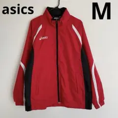 アシックス メンズ デュアルサーモジャケット M 赤 レッド ウィンドブレーカー