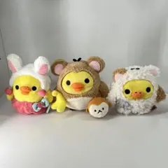 サンエックス　キイロイトリ　お正月申年　みんないちごになぁれ　のんびりネコ