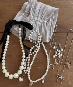 パール風アクセサリー等 まとめ売り