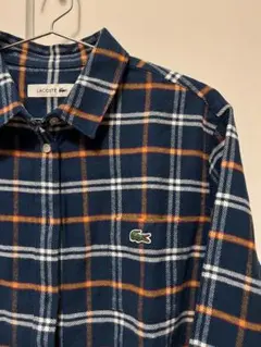 ラコステ lacoste チェックシャツ ネルシャツ 古着