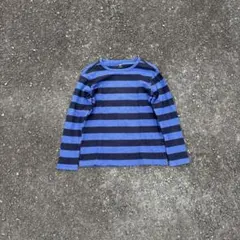 00s old uniqlo ボーダー ロンT S y2k 平成 archive