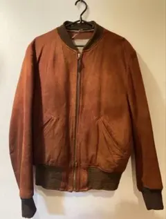 60s vintage スエード　レザー　ジャケット　ブルゾン