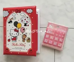 Hello Kitty シール帳　完成品　＆　タイルシールおすそ分け