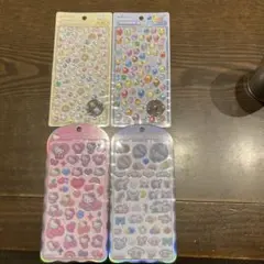 r*k様 ボンボンドロップシールミニしずくちゃん・コットンパフィーキティー・シナ