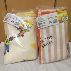 ミニオン　ふわふわビッグ毛布　"ボブ＆ティム"　2枚セット