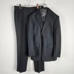 極美品 Ermenegildo Zegna スーツ ブラックストライプ 96AB