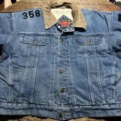 Wrangler HERO 80s友 Gジャンデニムジャケット ボア裏地Lサイズ