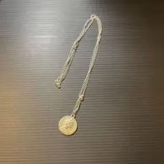 ゆ*き様 コイン型ペンダントネックレス 約50cm