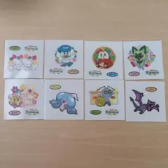 ポケモンパン シール 8枚セット（イッカネズミ、コレクレー、御三家ほか）