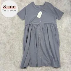 新品　シーズンリーズンbyLin&Red 半袖シャツワンピース 前後2way