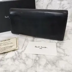 Paul Smith ブラック レザー 長財布