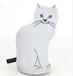 ROOTOTE お座りネコ 猫型ポーチ オフホワイトのサムネイル