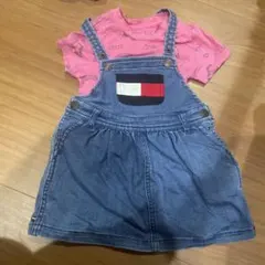 トミーフィルフィガー　ベビー　70 ジャンバースカート　Tシャツ　セット