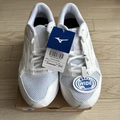 Mizuno ランニングシューズ 25.0cm 白 マキシマイザー26 /3E