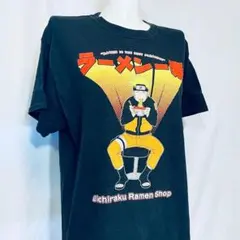 NARUTO ナルト 一楽ラーメン Tシャツ キッズXL ブルー - メルカリ