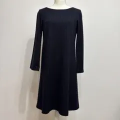 KUMIKYOKU ダークグレー ストライプ ワンピース サイズ3