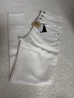 AZUL ホワイトスキニーパンツ S