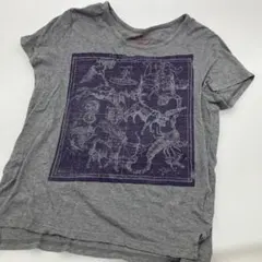ヴィヴィアンウエストウッド星座プリント 半袖Tシャツ グレー　レッドレーベル3のサムネイル