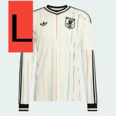 国内正規品 adidas サッカー日本代表 2026アウェイ レプリカ 長袖 L