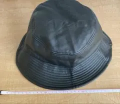 ナイスクラップ　レザーバケットハット