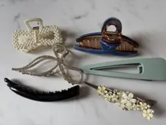 ヘアアクセサリー 6点セット まとめ売り