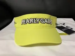 パーリーゲイツ　バイザー　イエロー　新品未使用