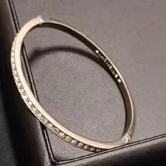 GIVENCHY 　バングル　シルバー　ラインストーンのサムネイル