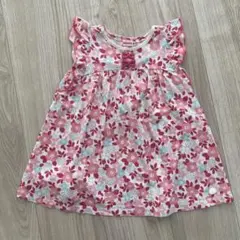 ミキハウス 花柄ワンピース 90