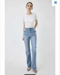 MOUSSY MVS L/BLU FLARE サイズ24のサムネイル
