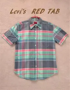 Levi's RED TAB M チェックシャツ 半袖