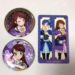 アイカツ 紫吹蘭 缶バッジ アトレ