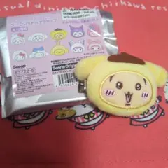 ちいかわ×サンリオ シークレットヘアクリップ うさぎ ポムポムプリン