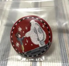 Disney Characters 刺繍缶バッジビスケット2 ベイマックス