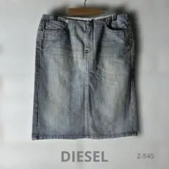 【DIESEL】★ディーゼル★デニム★スカート★27★青と白のストライプのサムネイル