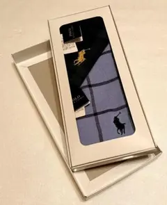 【新品未使用】POLO RALPH LAUREN　チェック柄　ハンカチ　セット