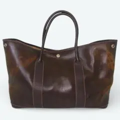 エルメス ガーデンパーティ PM アマゾニア □H刻印 SV金具 エルメス ガーデンパーティ36 PM アマゾニア×ブッフル ブラウン